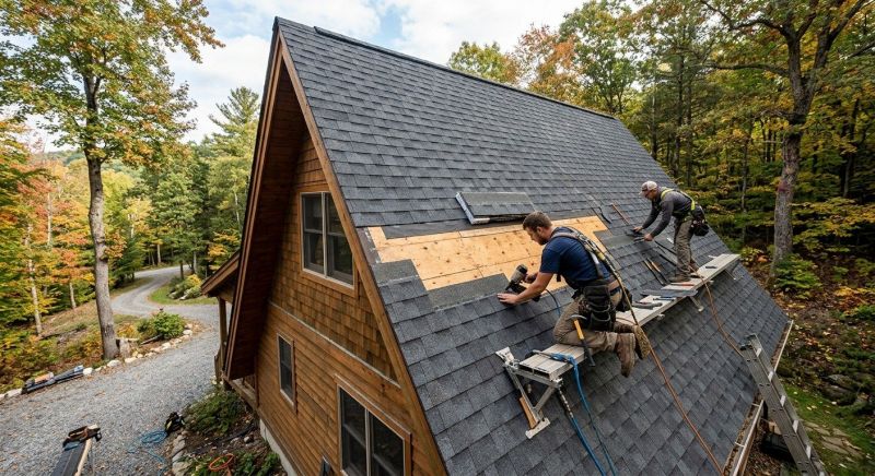 A Frame Roof Repair in Mahoning County, OH