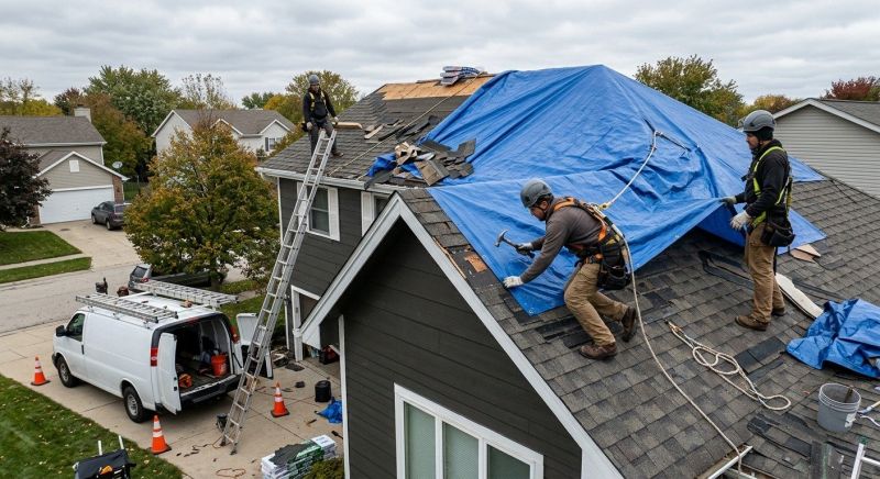 A Frame Roof Repair in Mahoning County, OH