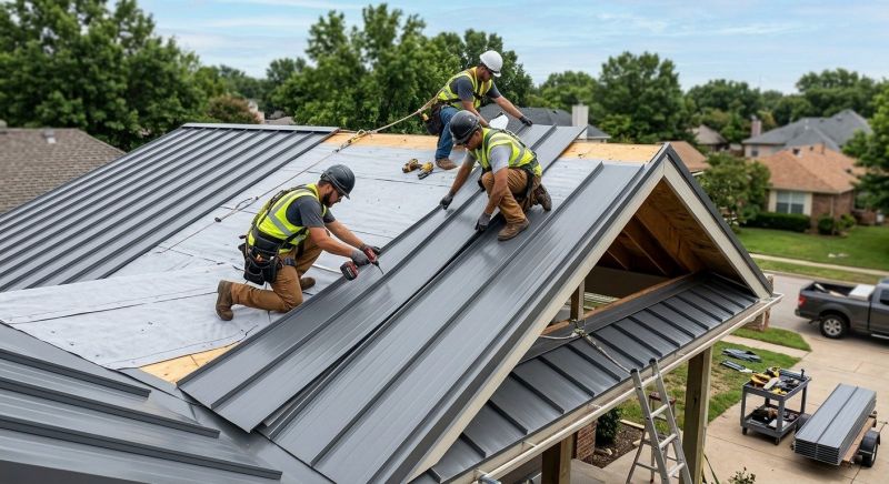 Aluminum Roof Installation in Canfield, OH