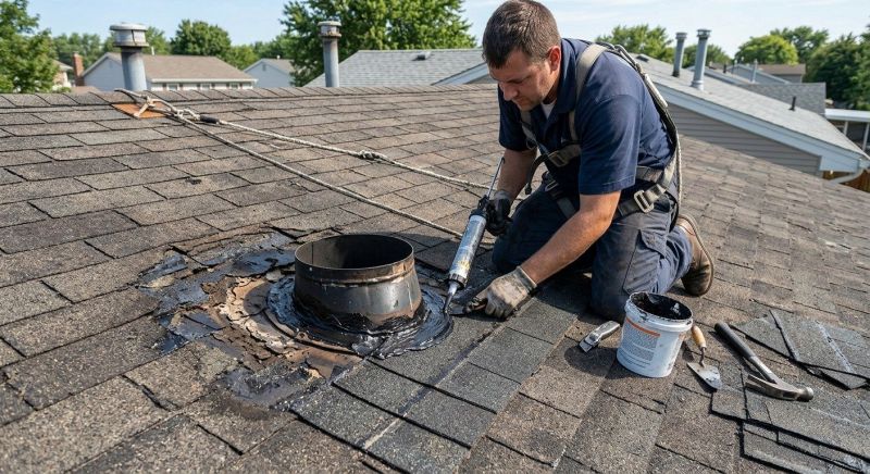 Asphalt Roof Leak Repair in Columbiana County, OH
