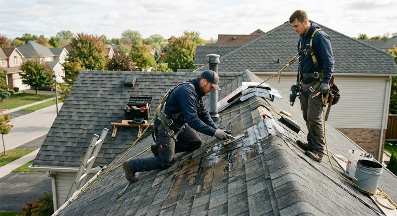 Asphalt Roof Leak Repair in Cortland, OH