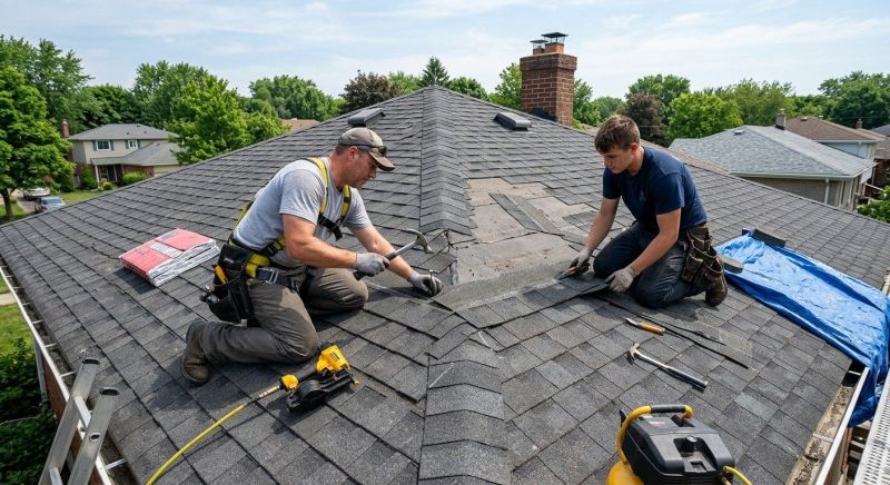 Asphalt Roof Repair in Hubbard, OH