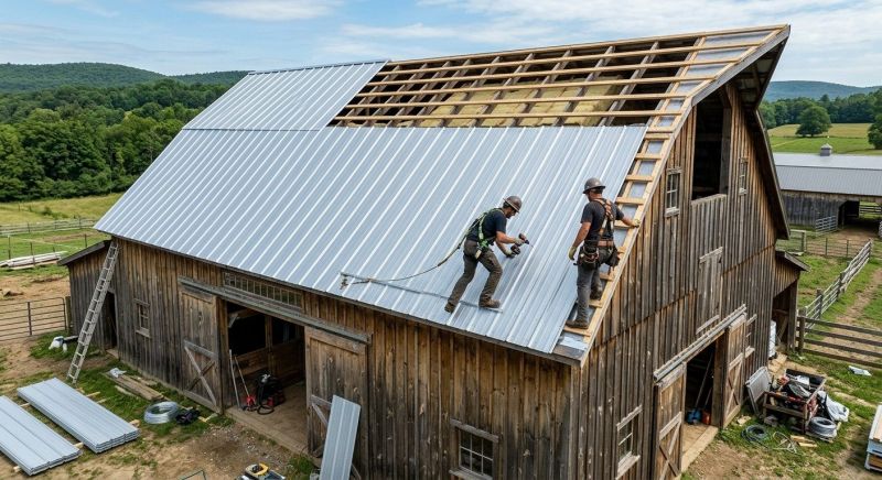 Barn Roof Construction in Mahoning County, OH
