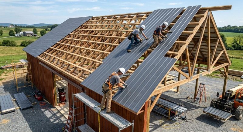 Barn Roof Construction in Mahoning County, OH