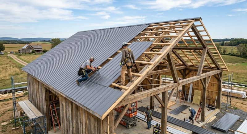 Barn Roof Construction in Mahoning County, OH