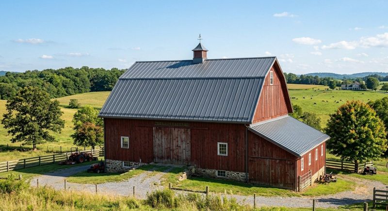 Barn Roof Replacement in Damascus, OH