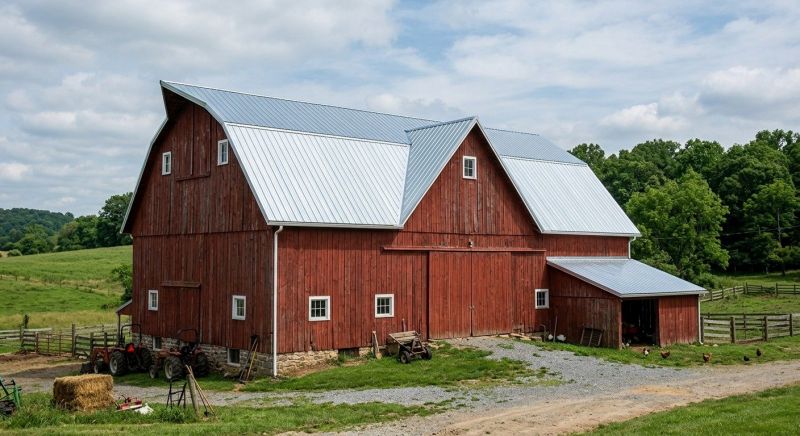 Barn Roof Replacement in Girard, OH