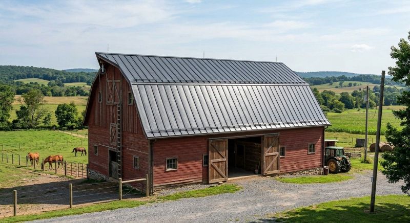 Barn Roof Replacement in Salem, OH