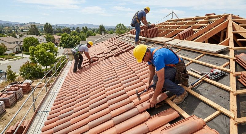 Barrel Tile Roof Installation in Mahoning County, OH