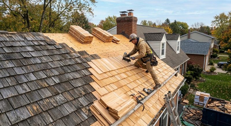 Cedar Roof Replacement in Columbiana County, OH