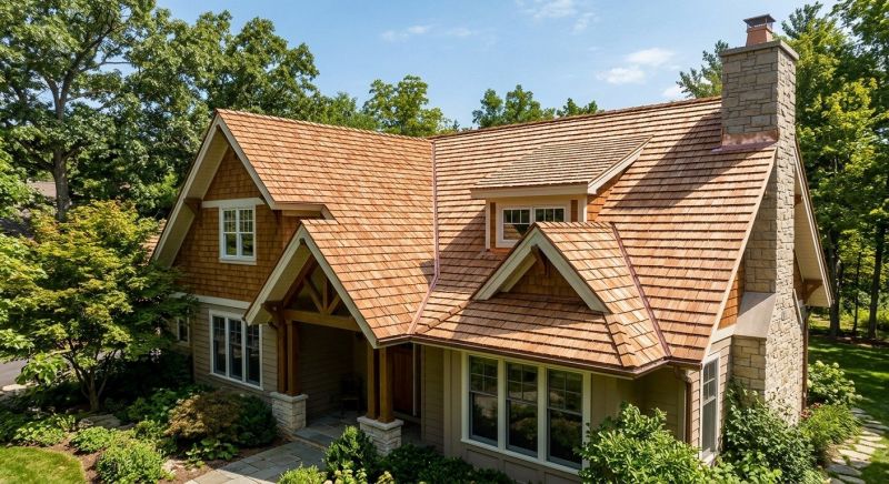 Cedar Shake Roof Construction in New Wilmington, PA