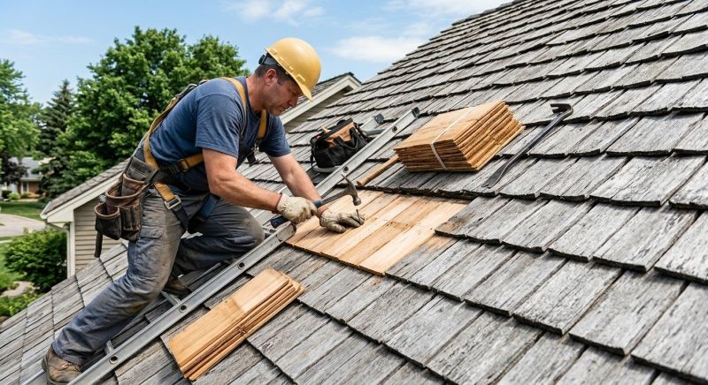 Cedar Shake Roof Repair in Mahoning County, OH
