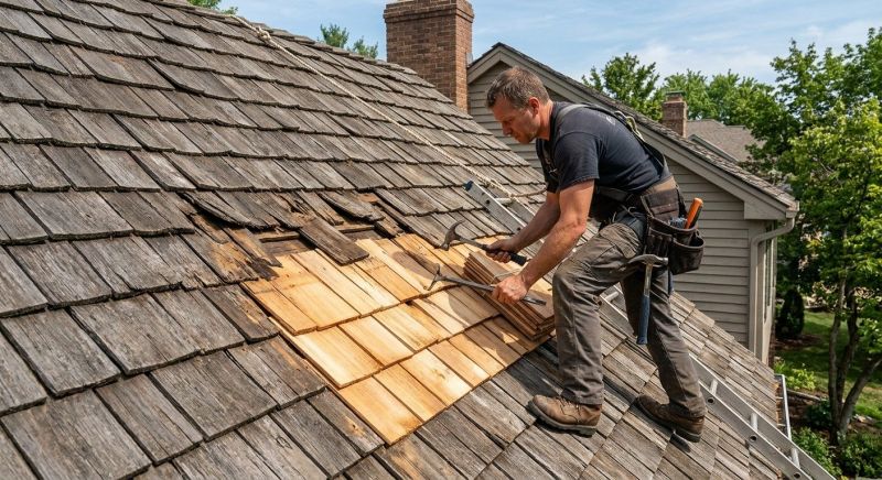 Cedar Shake Roof Repair in Mahoning County, OH