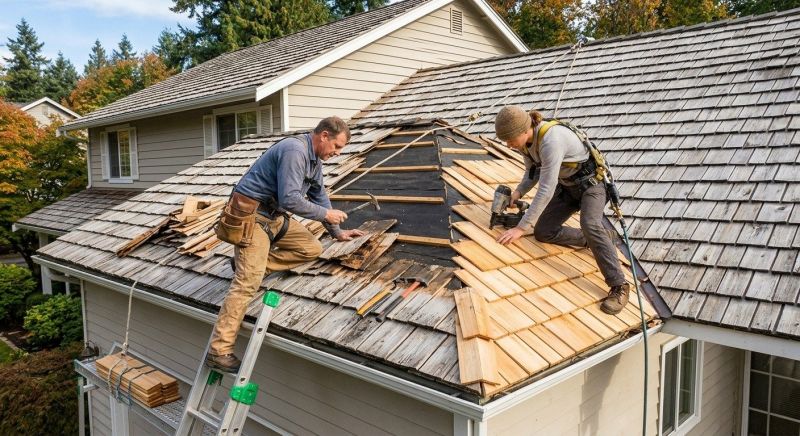 Cedar Shingles Repair in Mahoning County, OH