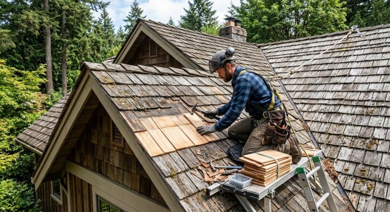 Cedar Shingles Repair in Volant, PA