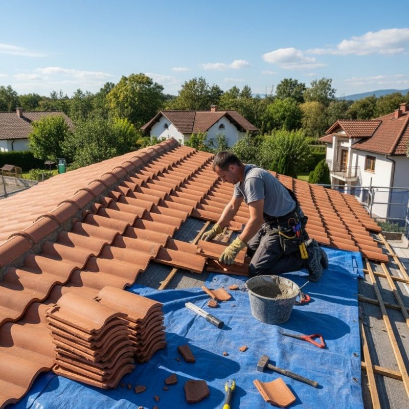Clay Roof Leak Repair in Mahoning County, OH