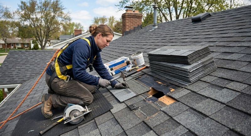 Composite Shingle Repair in Mahoning County, OH