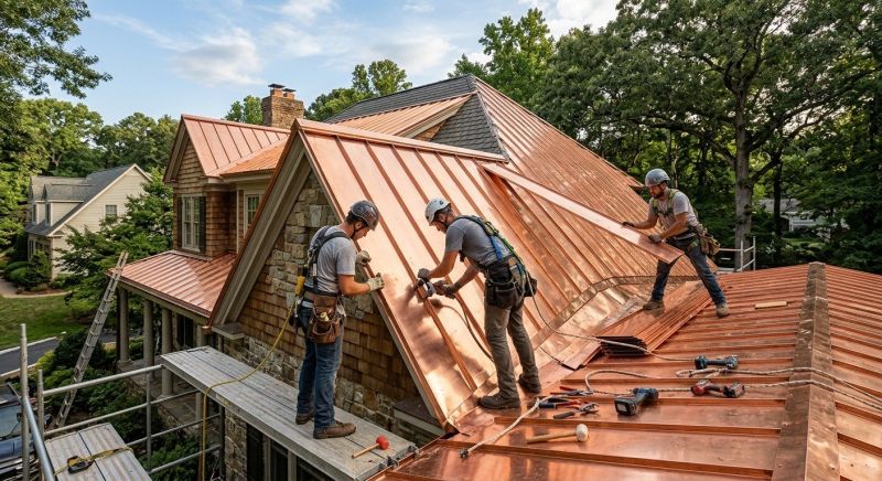 Copper Roof Installation in Mahoning County, OH