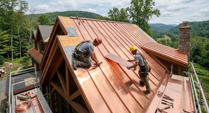 Copper Roof Installation in Mahoning County, OH