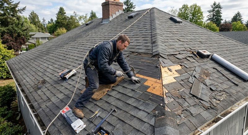 Damaged Roof Repair in Alliance, OH