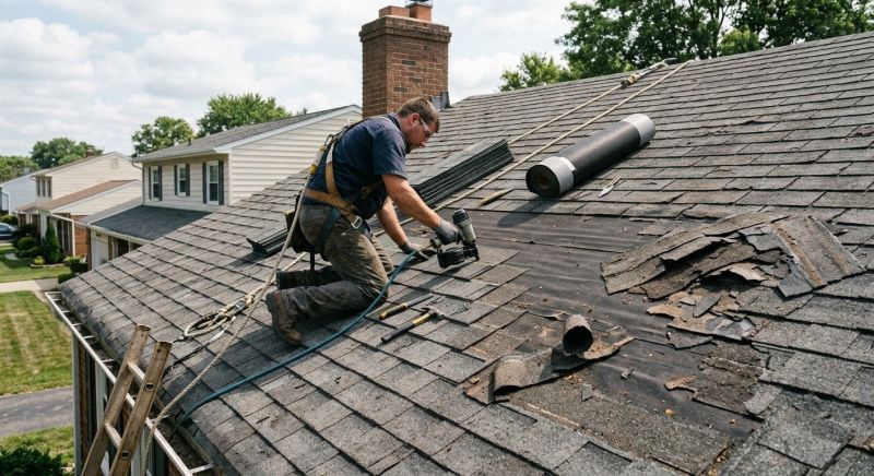 Damaged Roof Repair in Columbiana, OH