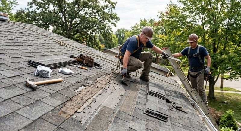 Damaged Roof Repair in Youngstown, OH