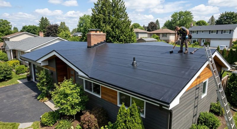 Epdm Roof Installation in Brookfield, OH