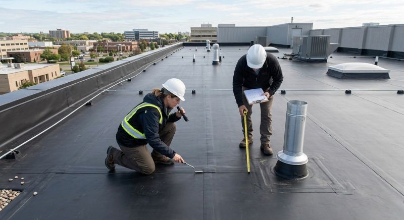 Flat Roof Inspection in Mahoning County, OH