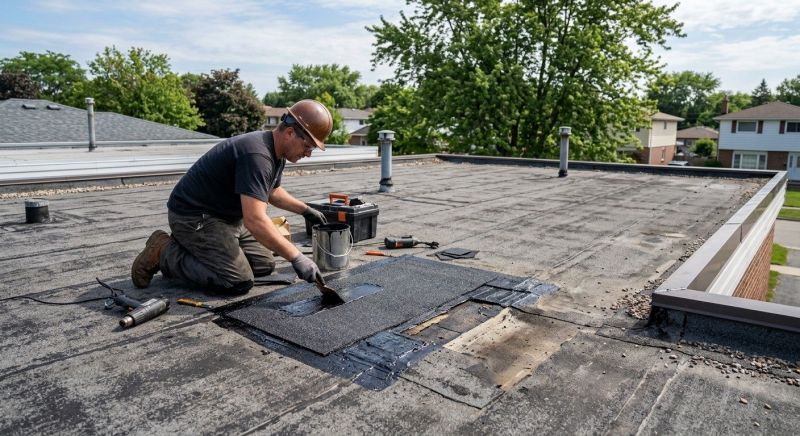Flat Roof Repair in Beloit, OH