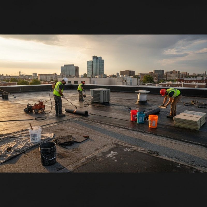 Flat Roof Repair in Volant, PA