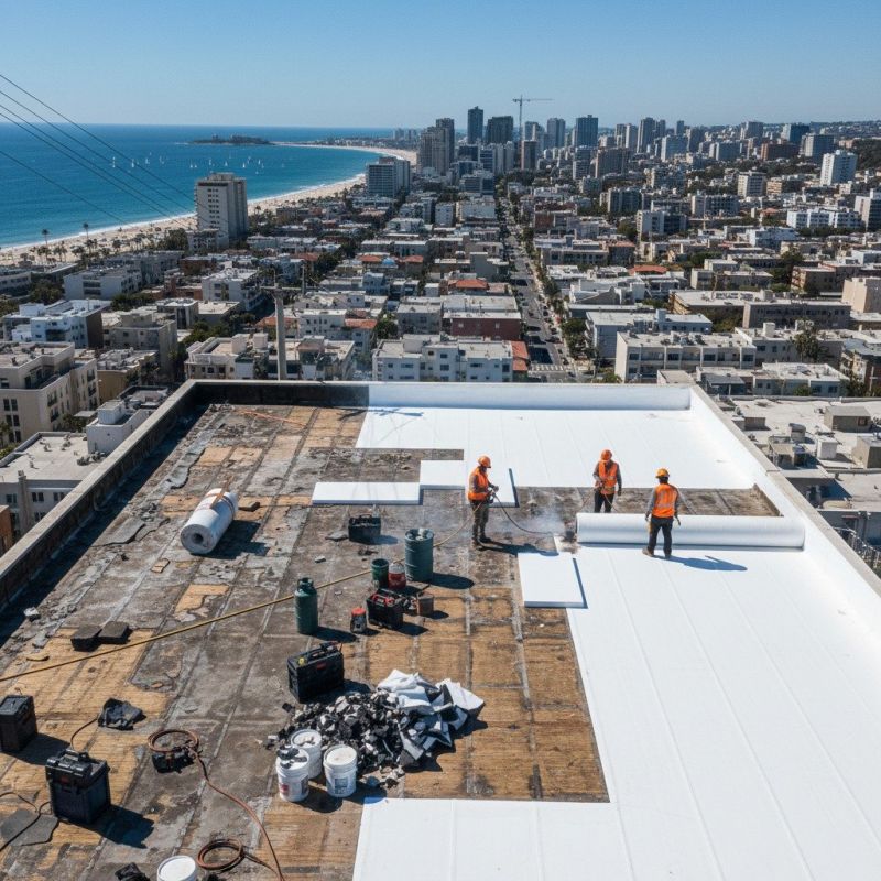Flat Roof Replacement in Damascus, OH