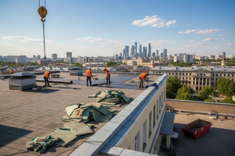 Flat Roof Replacement in Damascus, OH
