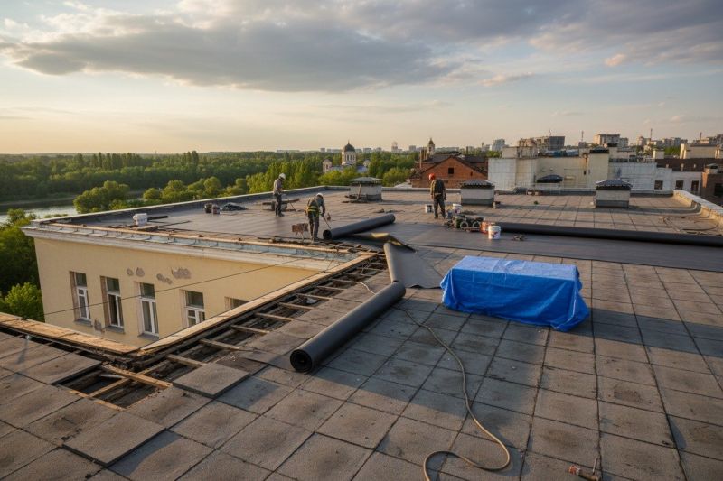 Flat Roof Replacement in Enon Valley, PA