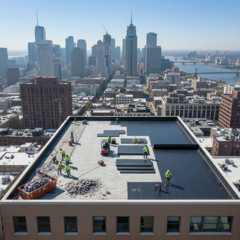 Flat Roof Replacement in North Benton, OH