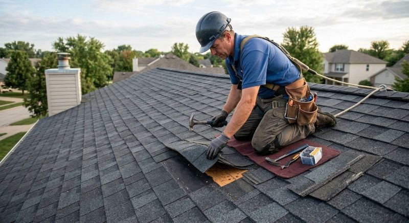 Hip Roof Shingle Repair in Mahoning County, OH