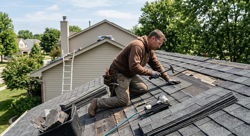 House Roof Repair in Beloit, OH
