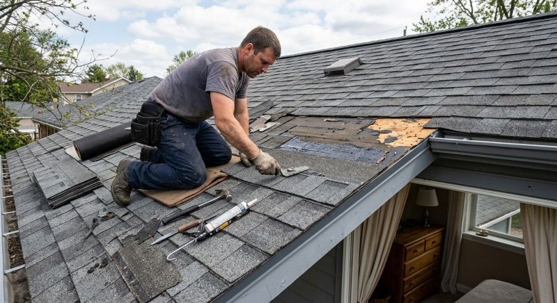 House Roof Repair in Cortland, OH
