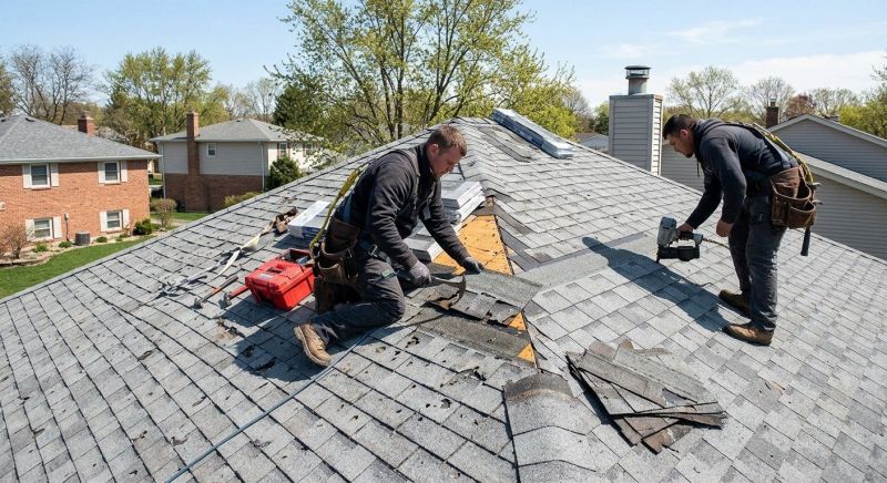 House Roof Repair in Deerfield, OH