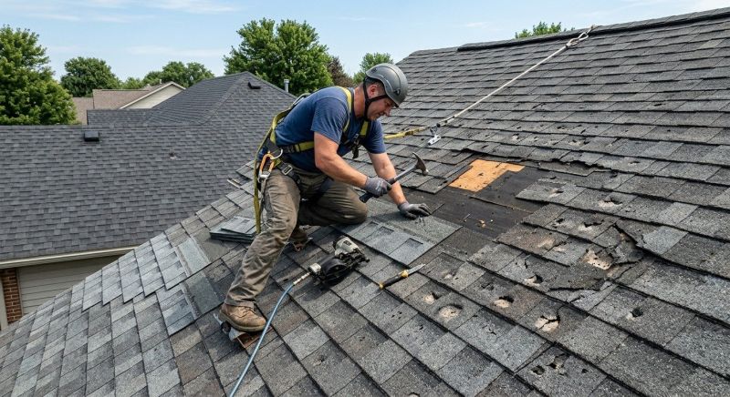House Roof Repair in Warren, OH