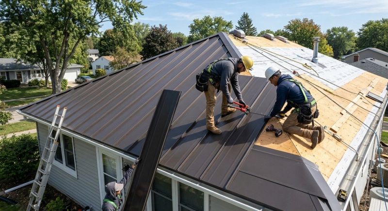 Metal Roof Installation in Campbell, OH