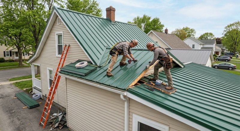 Metal Roof Repair in Struthers, OH