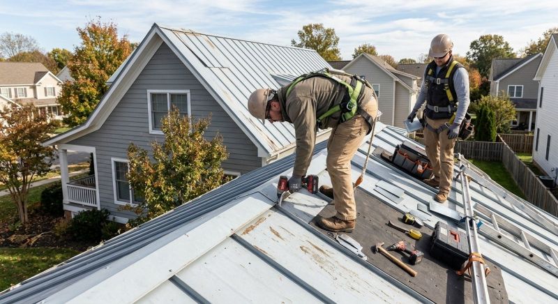 Metal Roof Repair in Warren, OH