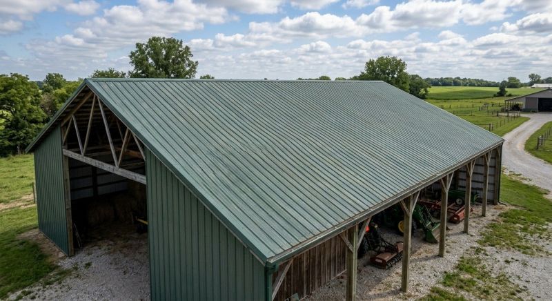 Pole Barn Roof Repair in Cortland, OH