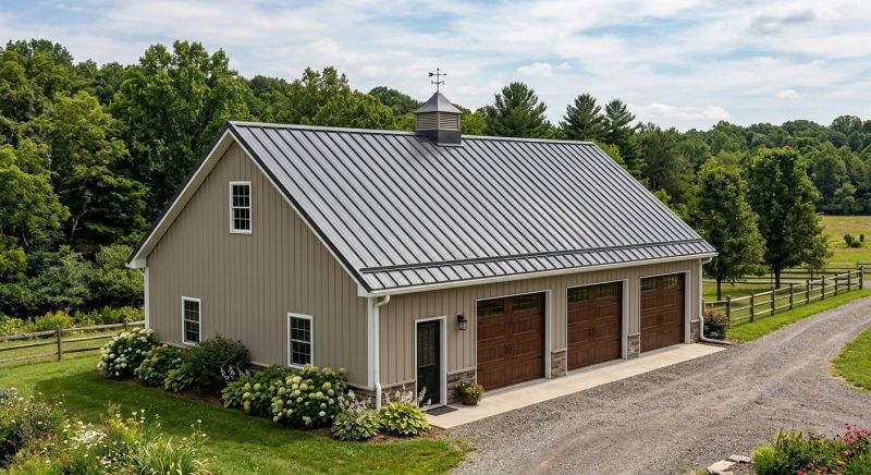 Pole Barn Roof Repair in Deerfield, OH