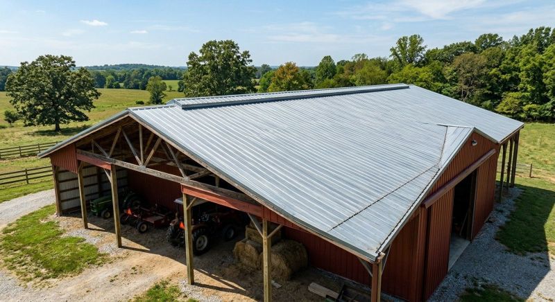 Pole Barn Roof Repair in Salem, OH