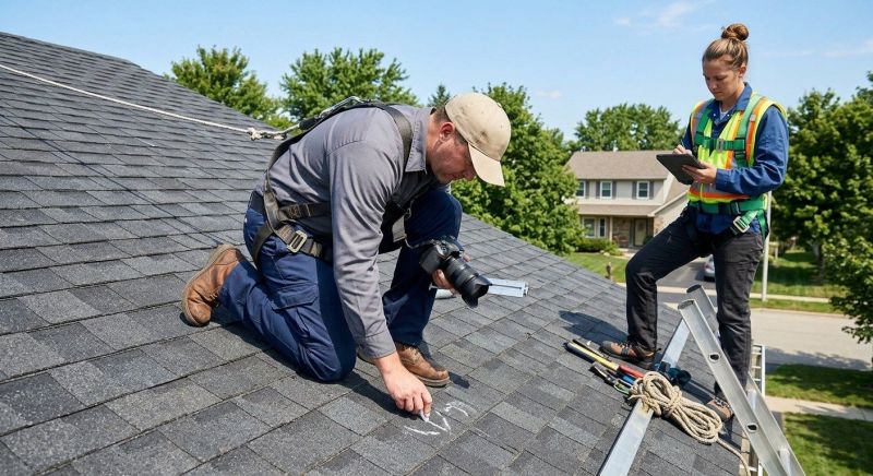 Roof Damage Inspection in Homeworth, OH