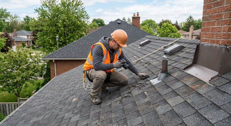 Roof Damage Inspection in Warren, OH