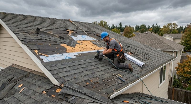 Roof Damage Repair in Deerfield, OH