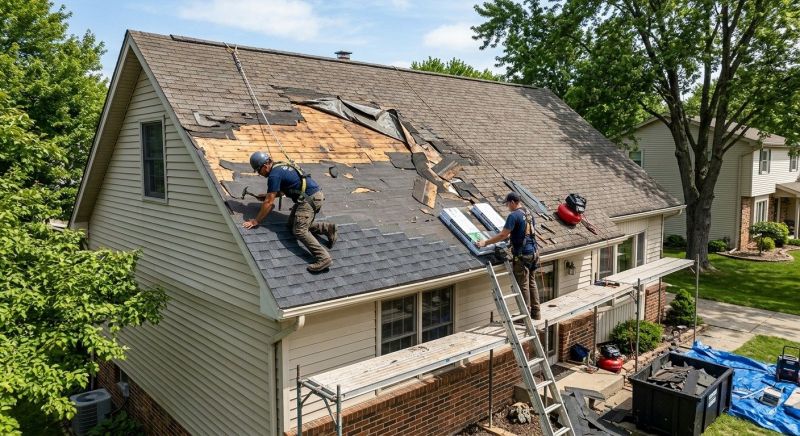 Roof Damage Repair in New Castle, PA