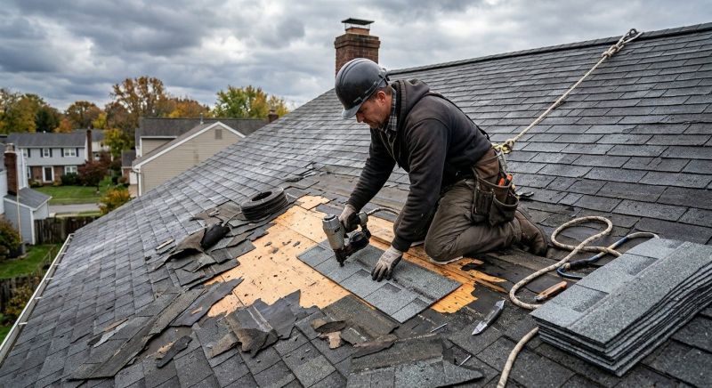 Roof Damage Restoration in Brookfield, OH